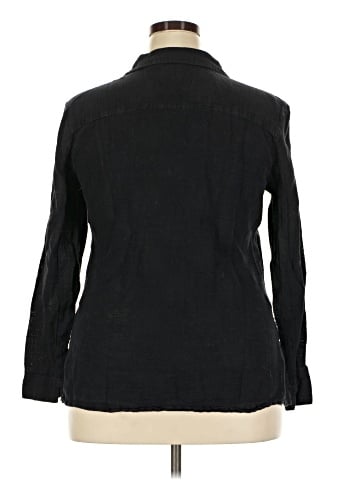 Classic Elements Long Sleeve Button-Down Shirt (view 2)