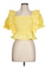 Assorted Brands Yellow Sleeveless Blouse Size L - photo 1
