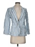 Ann Taylor LOFT Stripes Blue Blazer Size 4 - photo 1