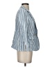 Ann Taylor LOFT Stripes Blue Blazer Size 4 - photo 4