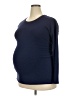 A Pea in the Pod Blue Pullover Sweater Size Lg Maternity - photo 1