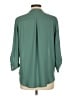 Lush 100% Polyester Green 3/4 Sleeve Blouse Size L - photo 2