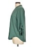 Lush 100% Polyester Green 3/4 Sleeve Blouse Size L - photo 5