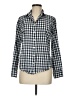 J.Crew 100% Cotton Checkered-gingham Blue Long Sleeve Button-Down Shirt Size 8 - photo 1