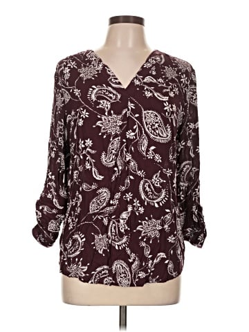 Brina & Em 3/4 Sleeve Blouse (view 1)