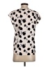 Ivanka Trump Ivory Short Sleeve Blouse Size XS - photo 2