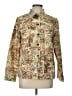 Alia 100% Polyester Print Gold Jacket Size 10 - photo 1