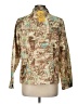 Alia 100% Polyester Print Gold Jacket Size 10 - photo 2