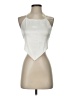 Shein 100% Polyester Ivory Sleeveless Blouse Size 4 - photo 1
