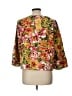 Christopher & Banks 100% Cotton Floral Gold Blazer Size L - photo 2