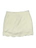 Vineyard Vines 100% Polyester Solid Ivory Tan Casual Skirt Size 2 - photo 1