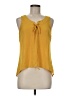 Wishful Park 100% Polyester Yellow Sleeveless Blouse Size M - photo 1