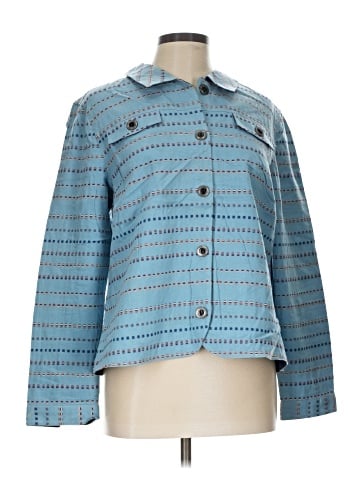Christopher & Banks 3/4 Sleeve Button-Down Shirt (view 1)