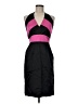 Spenser Jeremy 100% Polyester Color Block Black Cocktail Dress Size 6 - photo 1