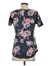 Tickled Teal Gray Short Sleeve Top Size S - photo 2
