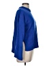 Impressions Solid Blue Turtleneck Sweater Size M - photo 4
