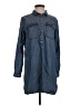 Gap Outlet 100% Lyocell Blue 3/4 Sleeve Button-Down Shirt Size S - photo 1