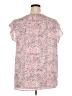 Carolina Belle 100% Polyester Pink Short Sleeve Blouse Size 2X - photo 2