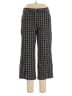 Tribal Plaid Black Casual Pants Size 12 - photo 1