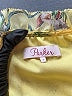 Parker 100% Polyester Tropical Yellow Cocktail Dress Size S - photo 7