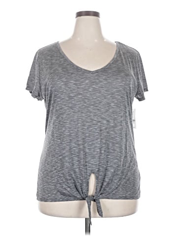 New York & Company Short Sleeve T-Shirt (view 1)