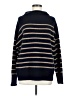 Vince. 100% Cashmere Stripes Blue Cashmere Pullover Sweater Size M - photo 1