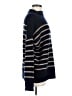 Vince. 100% Cashmere Stripes Blue Cashmere Pullover Sweater Size M - photo 4