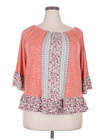 Style&Co 3/4 Sleeve T-Shirt (view 1)