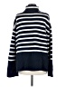 Gap 100% Cotton Stripes Blue Turtleneck Sweater Size M (tall) - photo 2