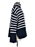 Gap 100% Cotton Stripes Blue Turtleneck Sweater Size M (tall) - photo 4