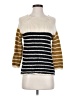 I Love H81 Stripes Gold Pullover Sweater Size S - photo 1