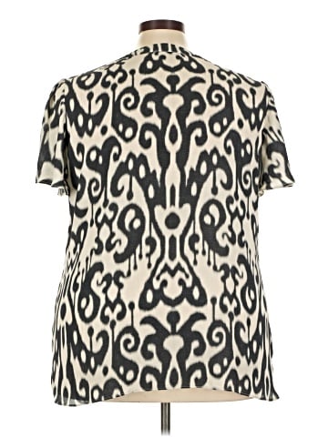 Rose + Olive Short Sleeve Blouse (view 2)
