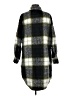 Steve Madden Plaid Green Coat Size M - photo 2