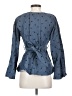 Tularosa 100% Cotton Polka Dots Blue Blazer Size S - photo 2