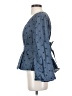 Tularosa 100% Cotton Polka Dots Blue Blazer Size S - photo 5