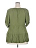 Torrid Green Short Sleeve Blouse Size 2X Plus (2) - photo 2