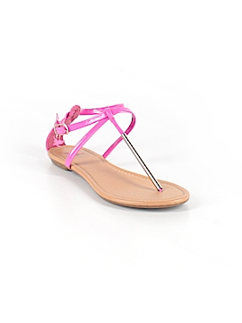 pink sandals size 6