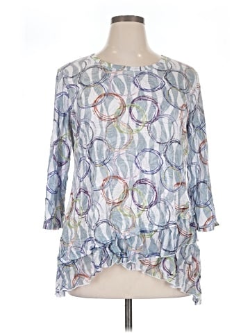 Shana 3/4 Sleeve Blouse (view 1)