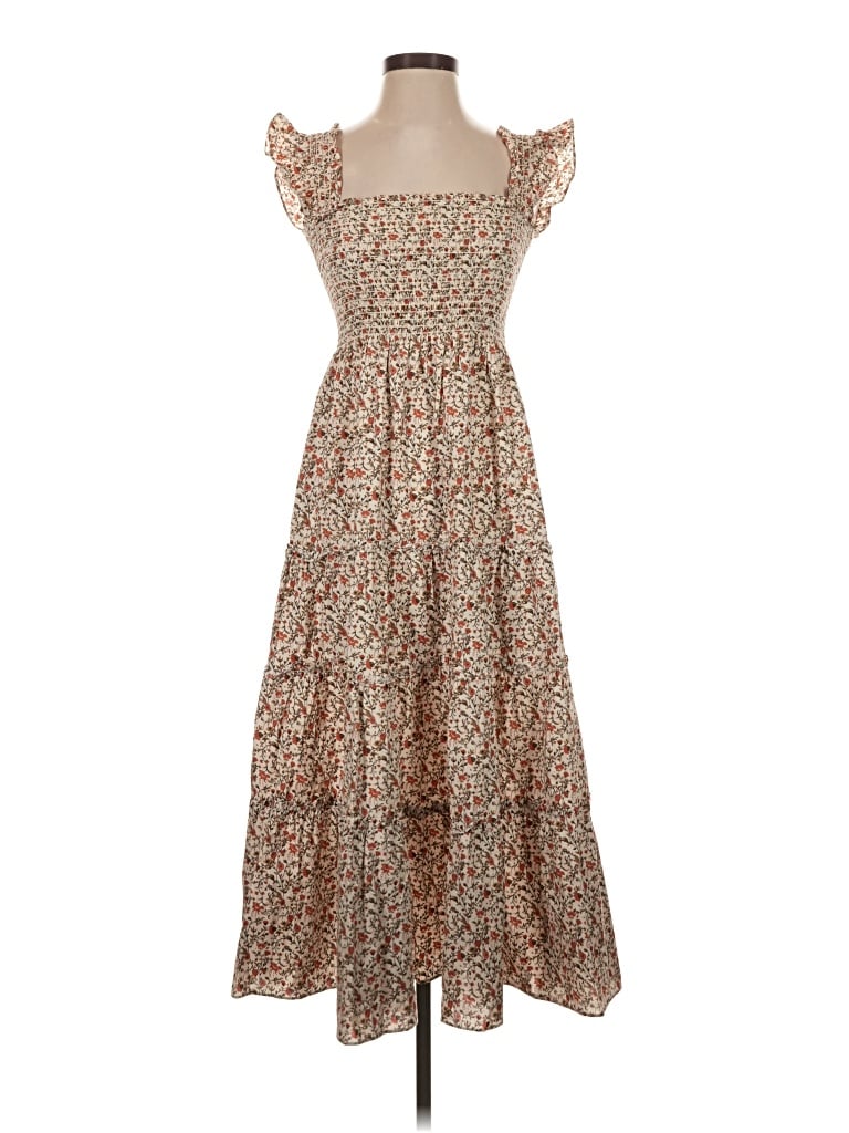 Pre-owned Kourt Casual Dress In Brown