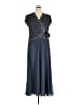 Jkara 100% Polyester Blue Cocktail Dress Size 14 - photo 1