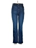 Paige Chevron-herringbone Blue Jeans Size 29 waist - photo 1