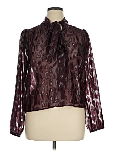 MICHAEL Michael Kors Long Sleeve Blouse (view 1)