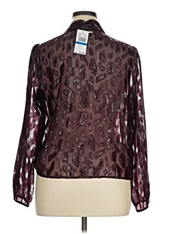 MICHAEL Michael Kors Long Sleeve Blouse (view 2)