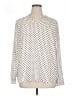 Talbots Polka Dots Ivory Long Sleeve Blouse Size XL - photo 1