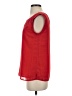 Skies Are Blue 100% Polyester Red Sleeveless Blouse Size S - photo 5