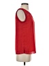 Skies Are Blue 100% Polyester Red Sleeveless Blouse Size S - photo 4