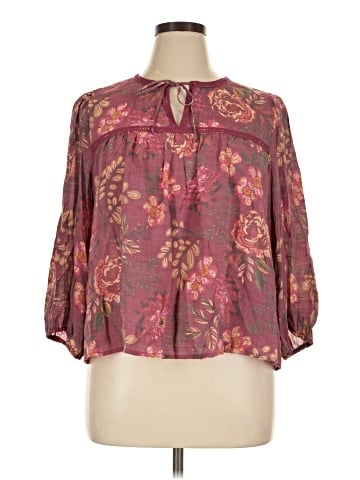Counterparts 3/4 Sleeve Blouse (view 1)