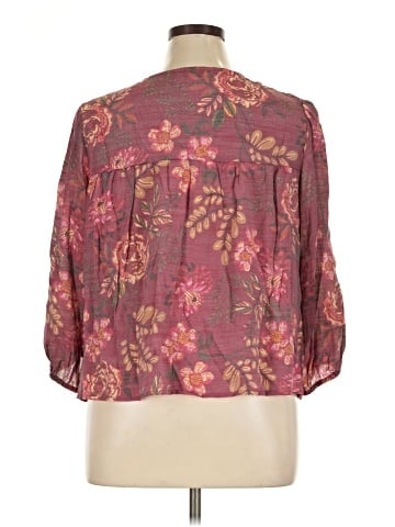 Counterparts 3/4 Sleeve Blouse (view 2)