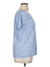 Jaclyn Smith Stars Blue Short Sleeve Blouse Size XL - photo 4