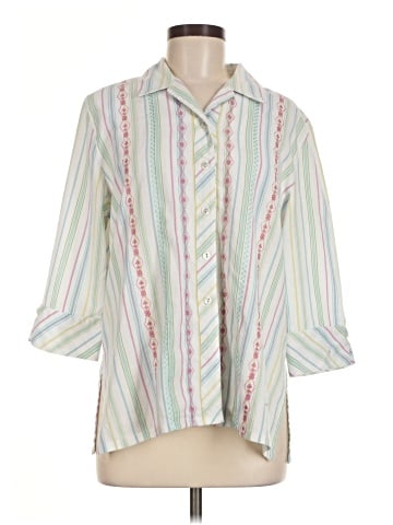 Koret 3/4 Sleeve Button-Down Shirt (view 1)